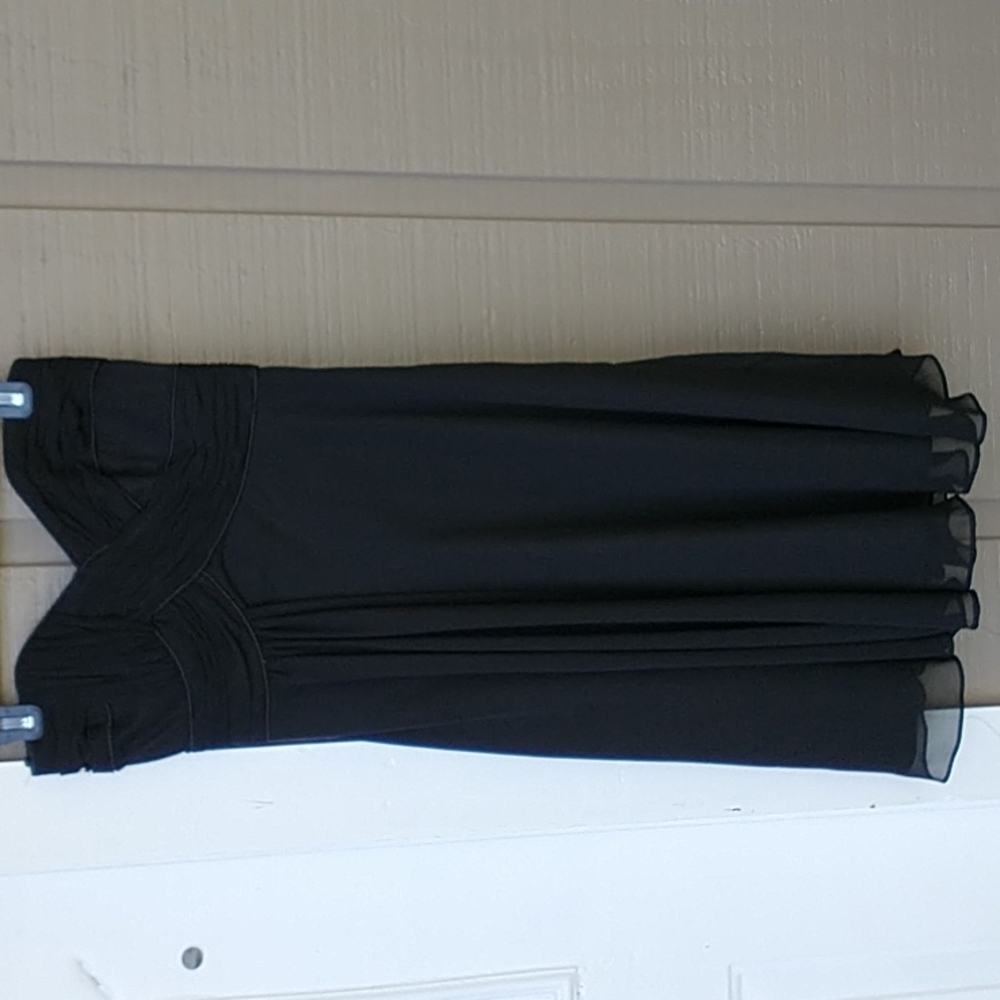 Gorgeous black strapless (optional) dress